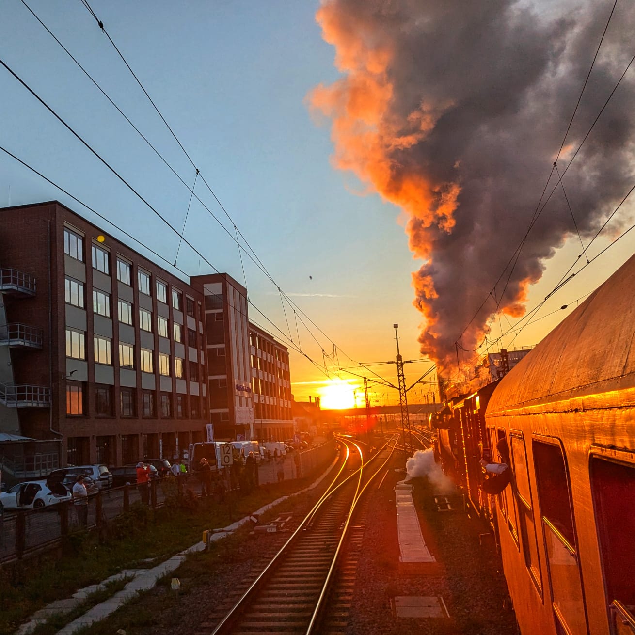 Sonnenuntergang Rüsselsheim