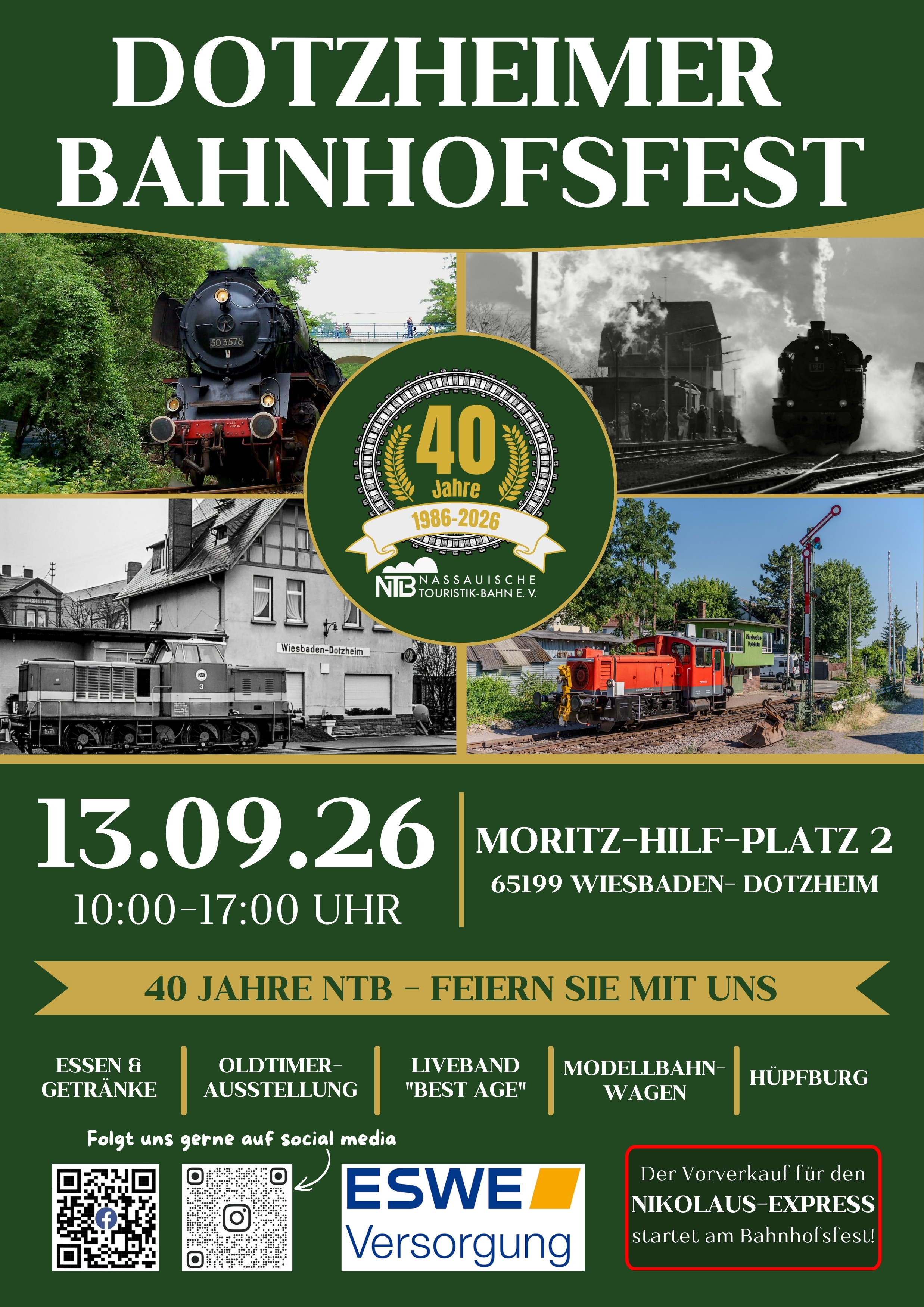 Plakat Bahnhofsfest