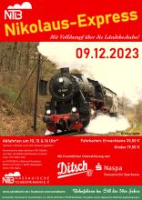 Plakat Nikolaus-Express 2023